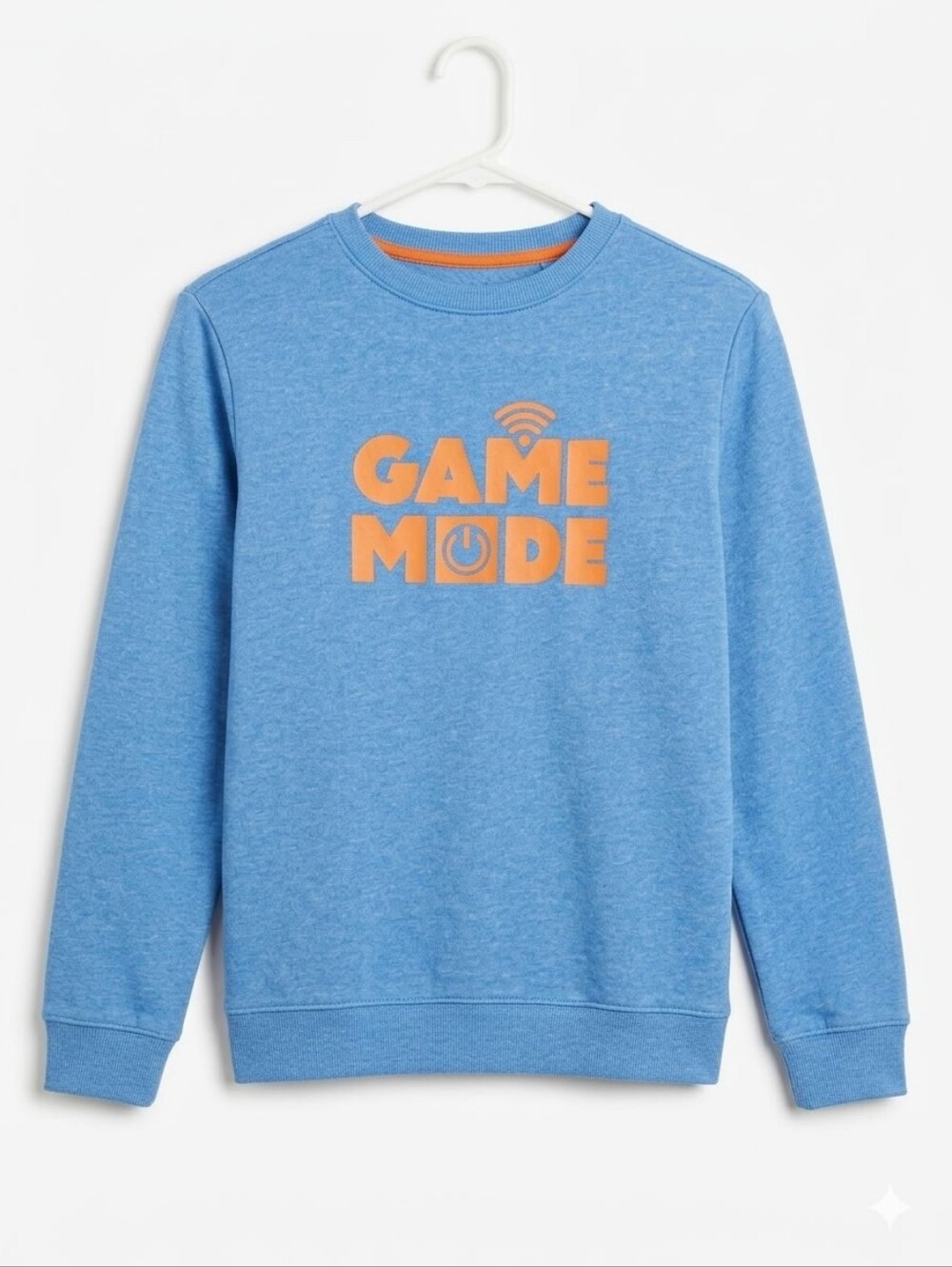 Kids 'Game Mode' Crewneck Sweatshirt - Blue